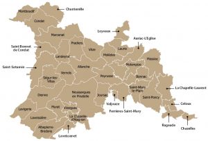 Les communes de Hautes-Terres Communauté